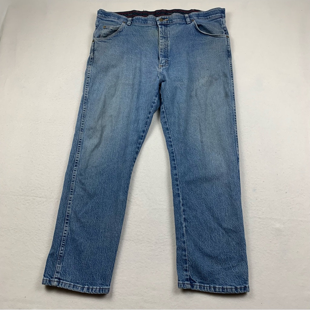 Vintage Wrangler Jeans Mens 40x29 Regular Fit 855waqd Stretch Grunge Mexico